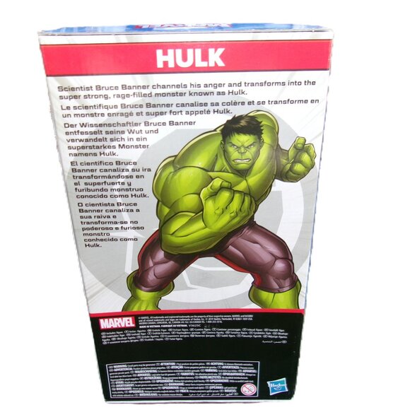 Marvel Hulk Toy 9.5-inch Collectible Super Hero Action Figure,  4+ NEW in box - Picture 2 of 2